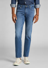 Spodnie Jeansowe Męskie Lee Daren Zip Fly Dark Freeport L707PXGQ 112140688